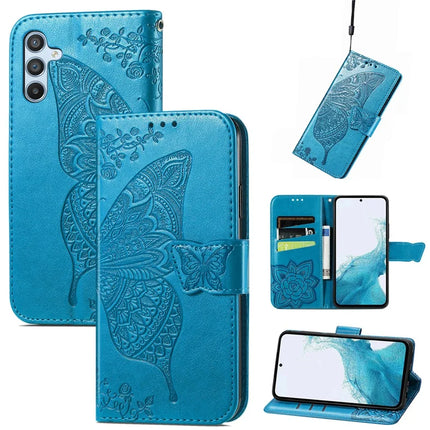 For Samsung Galaxy A36 5G / A56 5G Case PU Leather Wallet Phone Cover Butterfly Pattern