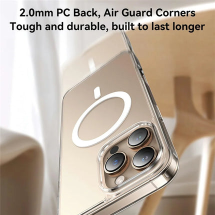 JOYROOM JR-16FG6 For iPhone 16 Pro Clear Case Compatible with MagSafe PC+TPU Matte Back Cover