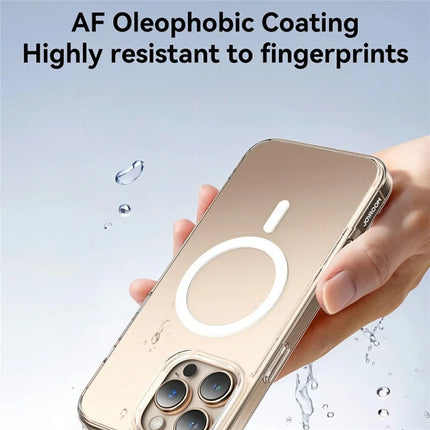 JOYROOM JR-16FG6 For iPhone 16 Pro Clear Case Compatible with MagSafe PC+TPU Matte Back Cover