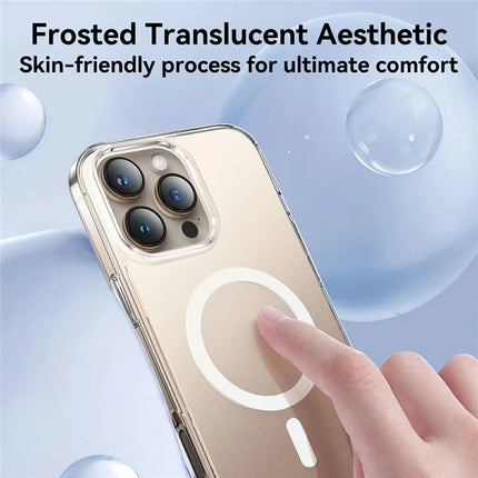 JOYROOM JR-16FG6 For iPhone 16 Pro Clear Case Compatible with MagSafe PC+TPU Matte Back Cover