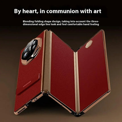 For Huawei Mate XT Ultimate Phone Case Kickstand Leather+PC Mobile Cover