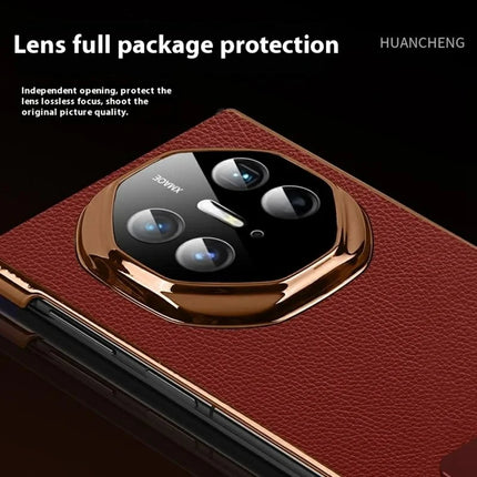 For Huawei Mate XT Ultimate Phone Case Kickstand Leather+PC Mobile Cover