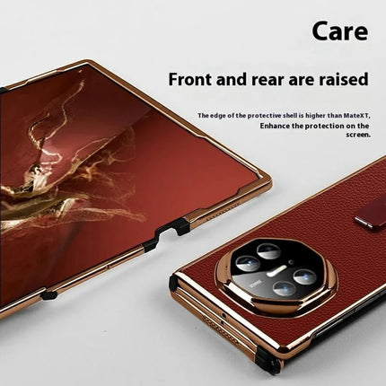 For Huawei Mate XT Ultimate Phone Case Kickstand Leather+PC Mobile Cover