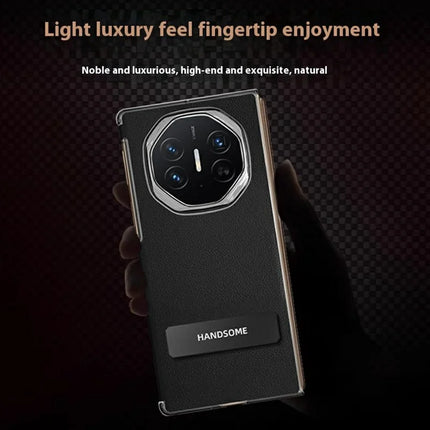 For Huawei Mate XT Ultimate Case Kickstand PU Leather+PC Phone Back Cover