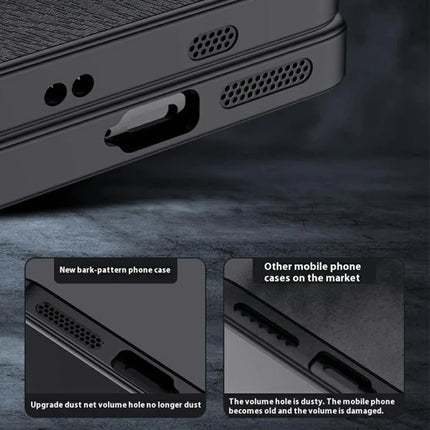 For Huawei nova 13 Pro 5G Case Wood Texture PU Leather Coated PC+TPU Phone Cover