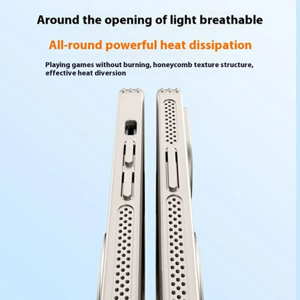 For iPhone 14 Case Compatible with MagSafe Kickstand TPU+PC Heat Dissipation Phone Cover