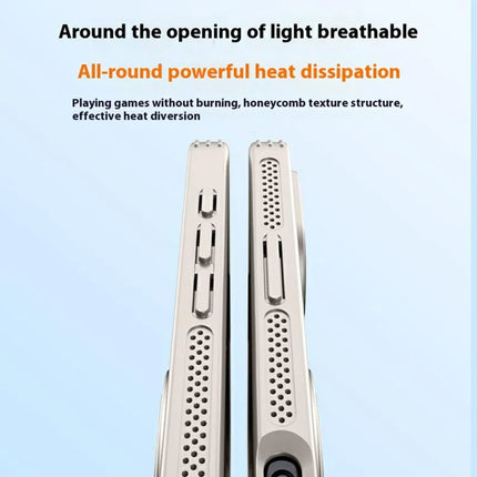 For iPhone 16 Plus Case Compatible with MagSafe Kickstand TPU+PC Heat Dissipation Phone Cover