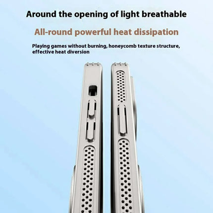 For iPhone 16 Pro Max Case Compatible with MagSafe Kickstand TPU+PC Heat Dissipation Phone Cover