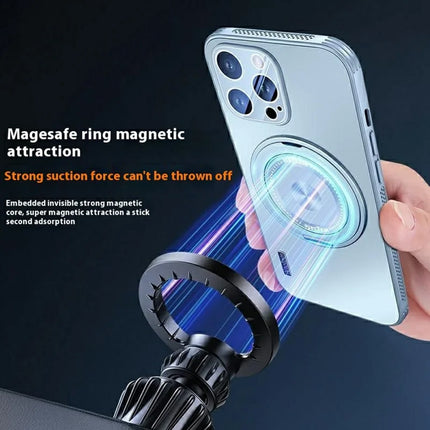 For iPhone 16 Pro Max Case Compatible with MagSafe Kickstand TPU+PC Heat Dissipation Phone Cover