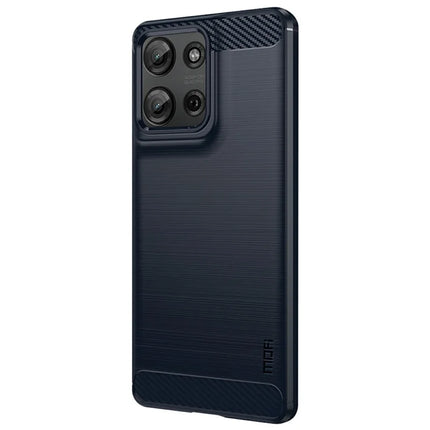MOFI JK TPU Series-1 For Motorola Moto G75 5G Case Carbon Fiber Texture TPU Soft Phone Cover