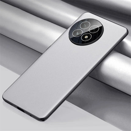 For OnePlus 13 Case Ultra Thin Leather Back Phone Cover with Camera Lens Protector