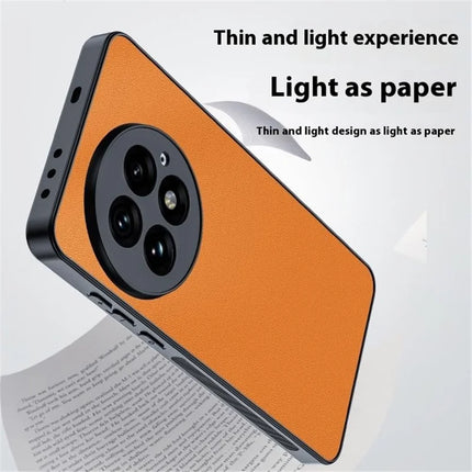 For OnePlus 13 Case PU Leather Coated PC+TPU Anti-Drop Phone Cover