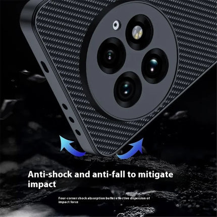 For OnePlus 13 Case Carbon Fiber Texture Ultra Slim PC Phone Cover
