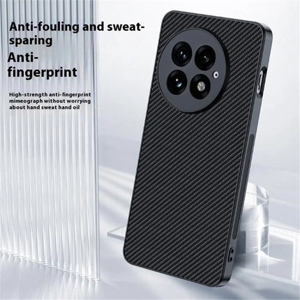 For OnePlus 13 Case Carbon Fiber Texture Ultra Slim PC Phone Cover