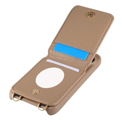 For Google Pixel 9 Case with Card Holder, Shoulder Strap PC+TPU Ring Kickstand Phone Back Cover