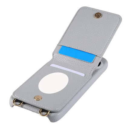 For Google Pixel 9 Case with Card Holder, Shoulder Strap PC+TPU Ring Kickstand Phone Back Cover