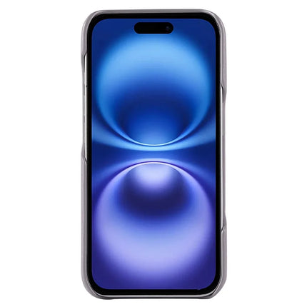 For iPhone 16 Plus Case with Card Holder, Shoulder Strap PC+TPU Ring Kickstand Phone Back Cover