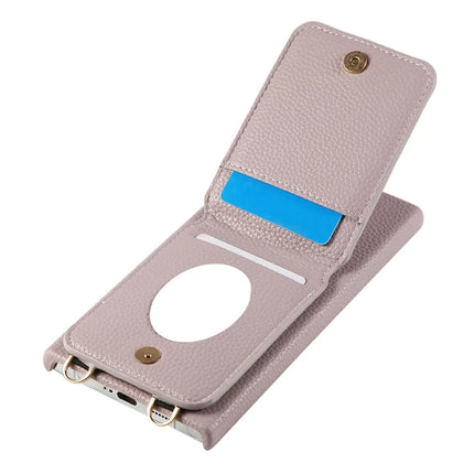 For Samsung Galaxy S23 Ultra Case with Card Holder, Shoulder Strap PC+TPU Ring Kickstand Phone Back Cover