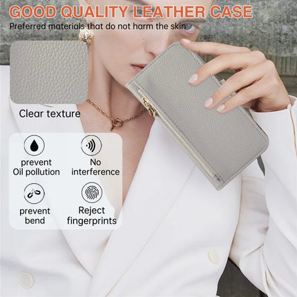 For Samsung Galaxy A55 5G Wallet Phone Case Shockproof TPU+PU Leather Flip Cover with Mirror, Strap