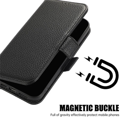 For iPhone 16 Pro Max Leather Case with Card Holder, Straps, Shockproof Wallet Phone Cover