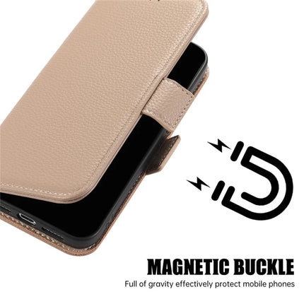 For iPhone 16 Pro Max Leather Case with Card Holder, Straps, Shockproof Wallet Phone Cover