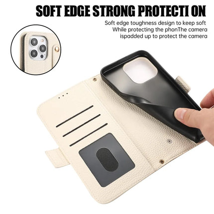 For iPhone 16 Pro Max Leather Case with Card Holder, Straps, Shockproof Wallet Phone Cover