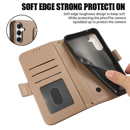 For Samsung Galaxy A54 5G Leather Case with Card Holder, Straps, Shockproof Wallet Phone Cover