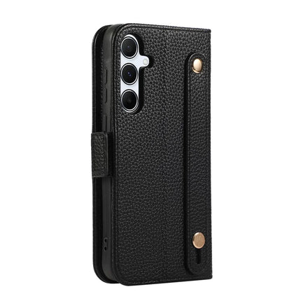 For Samsung Galaxy A54 5G Leather Case with Card Holder, Straps, Shockproof Wallet Phone Cover