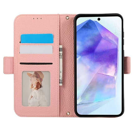 For Samsung Galaxy A15 5G / 4G Leather Case with Card Holder, Straps, Shockproof Wallet Phone Cover