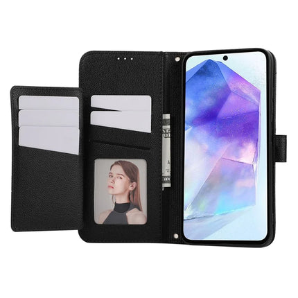 For Samsung Galaxy A15 5G / 4G Leather Phone Case with Card Holder, Wallet, Straps Protective Flip Cover