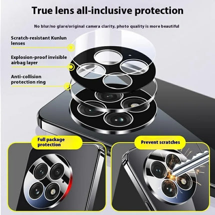 For OnePlus 13 Case Electroplating PC Phone Back Cover with Camera Lens Protector