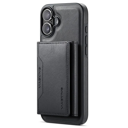 MAGKING K2 Series For iPhone 16 Plus Case Compatible with MagSafe PC+TPU+PU Phone Cover