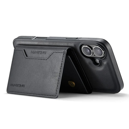 MAGKING K2 Series For iPhone 16 Plus Case Compatible with MagSafe PC+TPU+PU Phone Cover