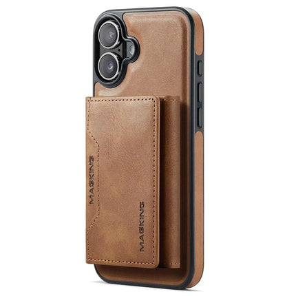 MAGKING K2 Series For iPhone 16 Plus Case Compatible with MagSafe PC+TPU+PU Phone Cover