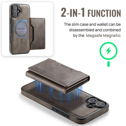 MAGKING K2 Series For iPhone 16 Plus Case Compatible with MagSafe PC+TPU+PU Phone Cover
