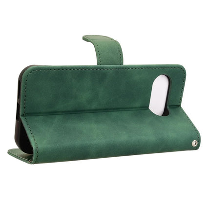 For Google Pixel 9a Leather Case Skin-Feel Anti-Drop Wallet Flip Phone Cover