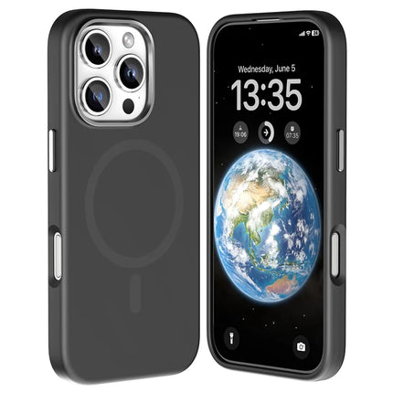 MUTURAL For iPhone 16 Pro Max Magnetic Case Compatible with MagSafe Liquid Silicone Back Cover