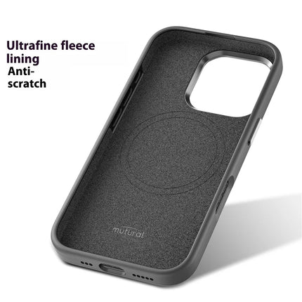 MUTURAL For iPhone 16 Pro Max Magnetic Case Compatible with MagSafe Liquid Silicone Back Cover