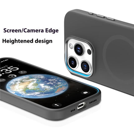 MUTURAL For iPhone 16 Pro Max Magnetic Case Compatible with MagSafe Liquid Silicone Back Cover