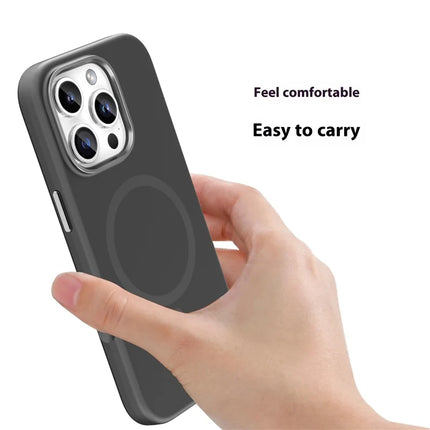MUTURAL For iPhone 16 Pro Max Magnetic Case Compatible with MagSafe Liquid Silicone Back Cover