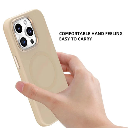 MUTURAL For iPhone 16 Pro Max Magnetic Case Compatible with MagSafe Liquid Silicone Back Cover