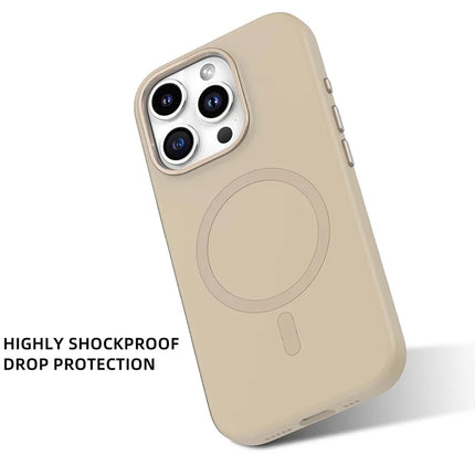 MUTURAL For iPhone 16 Pro Max Magnetic Case Compatible with MagSafe Liquid Silicone Back Cover