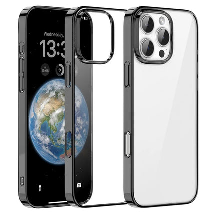 MUTURAL For iPhone 16 Pro Max Clear Phone Case PC+TPU Mobile Back Cover