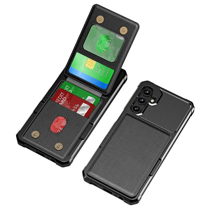 For Samsung Galaxy A16 5G Case Card Slot Kickstand PU+TPU Phone Cover