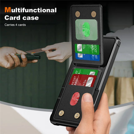 For Samsung Galaxy A16 5G Case Card Slot Kickstand PU+TPU Phone Cover