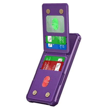 For Samsung Galaxy A16 5G Case Card Slot Kickstand PU+TPU Phone Cover
