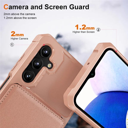 For Samsung Galaxy A16 5G Case Card Slot Kickstand PU+TPU Phone Cover