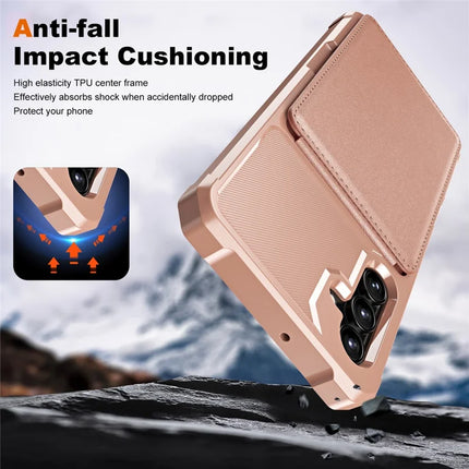 For Samsung Galaxy A16 5G Case Card Slot Kickstand PU+TPU Phone Cover