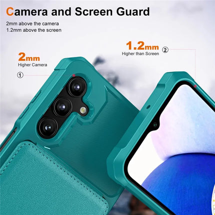 For Samsung Galaxy A16 5G Case Card Slot Kickstand PU+TPU Phone Cover