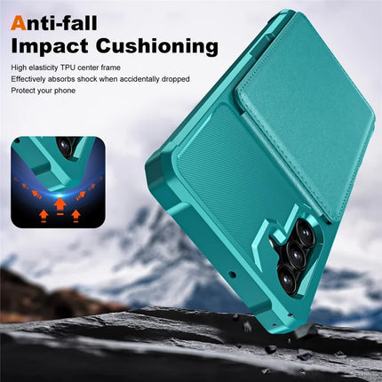 For Samsung Galaxy A16 5G Case Card Slot Kickstand PU+TPU Phone Cover
